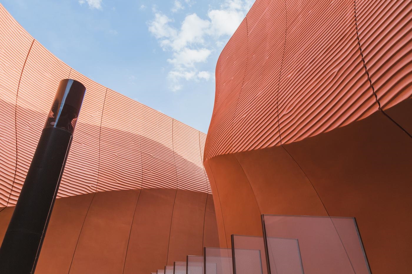 MILAN, ITALY - MAY 13: Detail of  United Arab Emirates pavilion at Expo, universal exposition on the theme of food on MAY 13, 2015 in Milan.