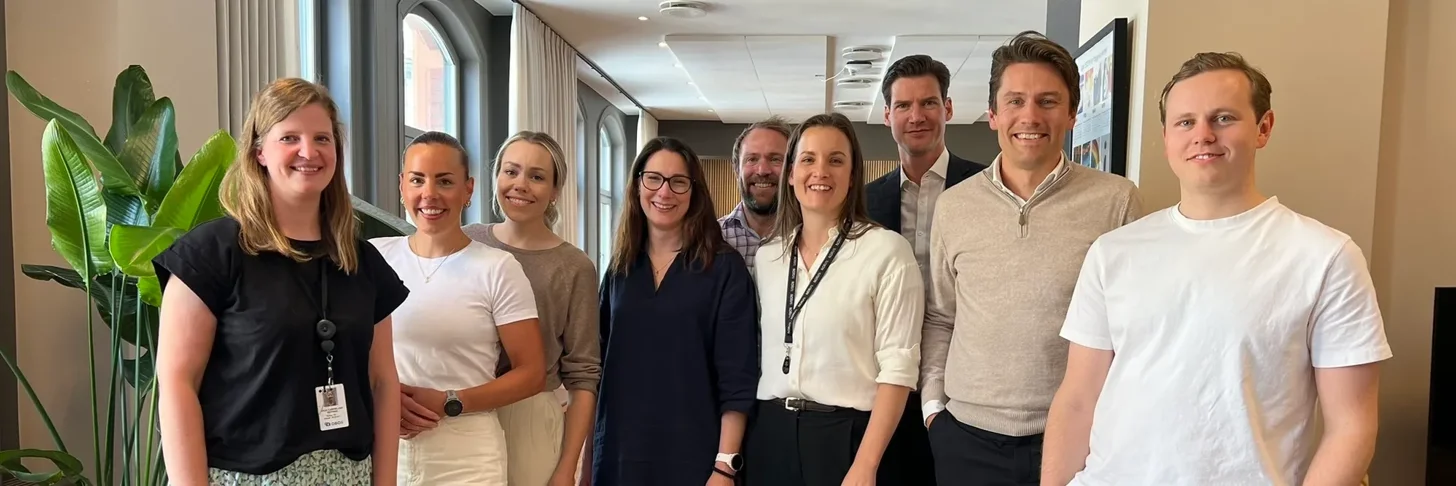 Teamet fra OBOS-banken og Tietoevry Banking som har jobbet frem den nye l&oslash;sningen