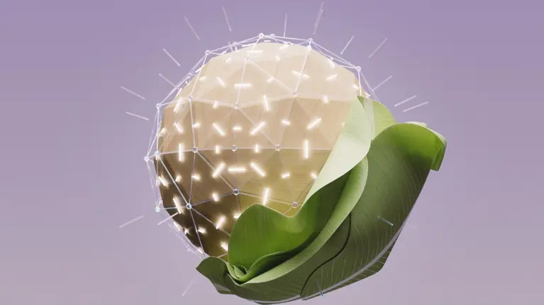 3D visual symbolising purposeful AI